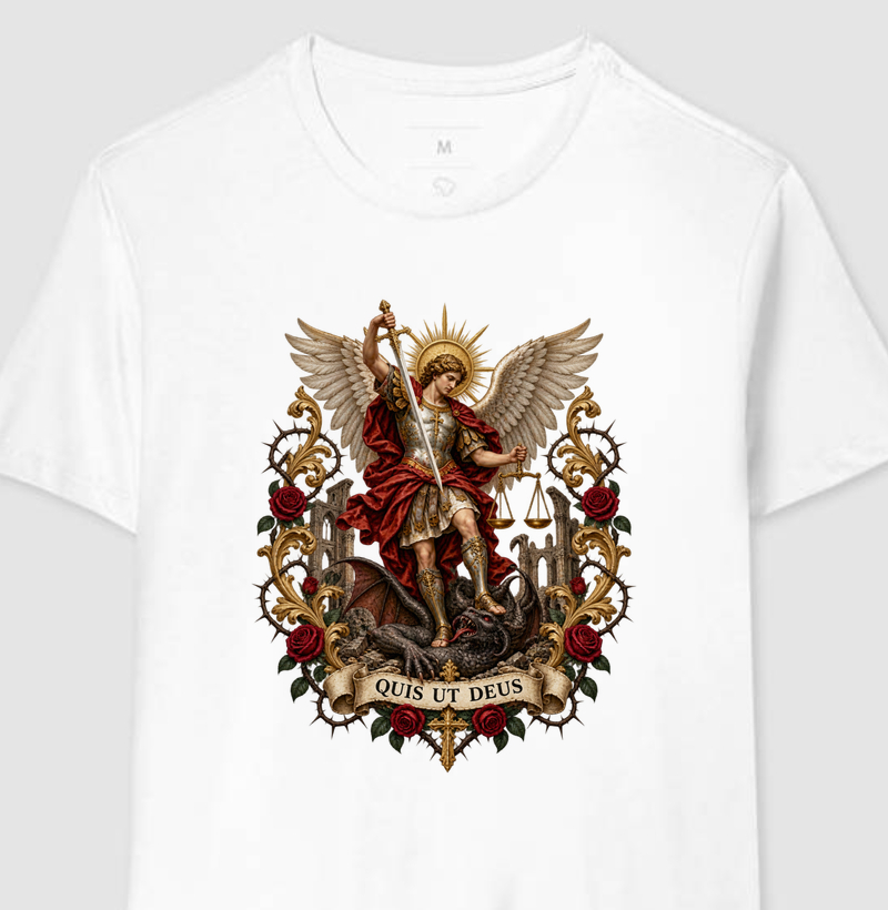 São Miguel Arcanjo — Altar Barroco - Camiseta