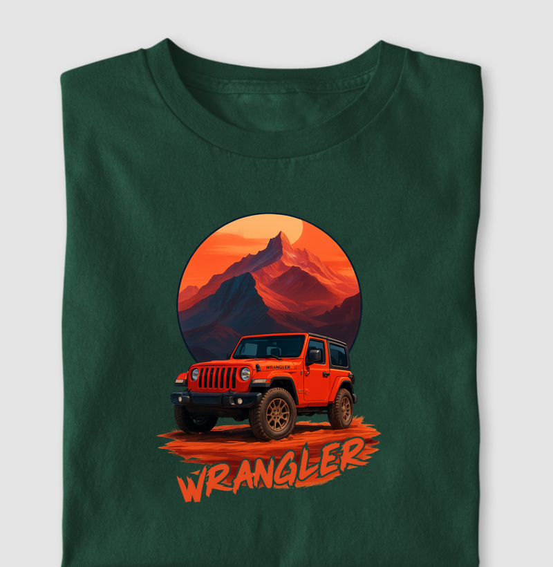 Wrangler ao Pôr do Sol