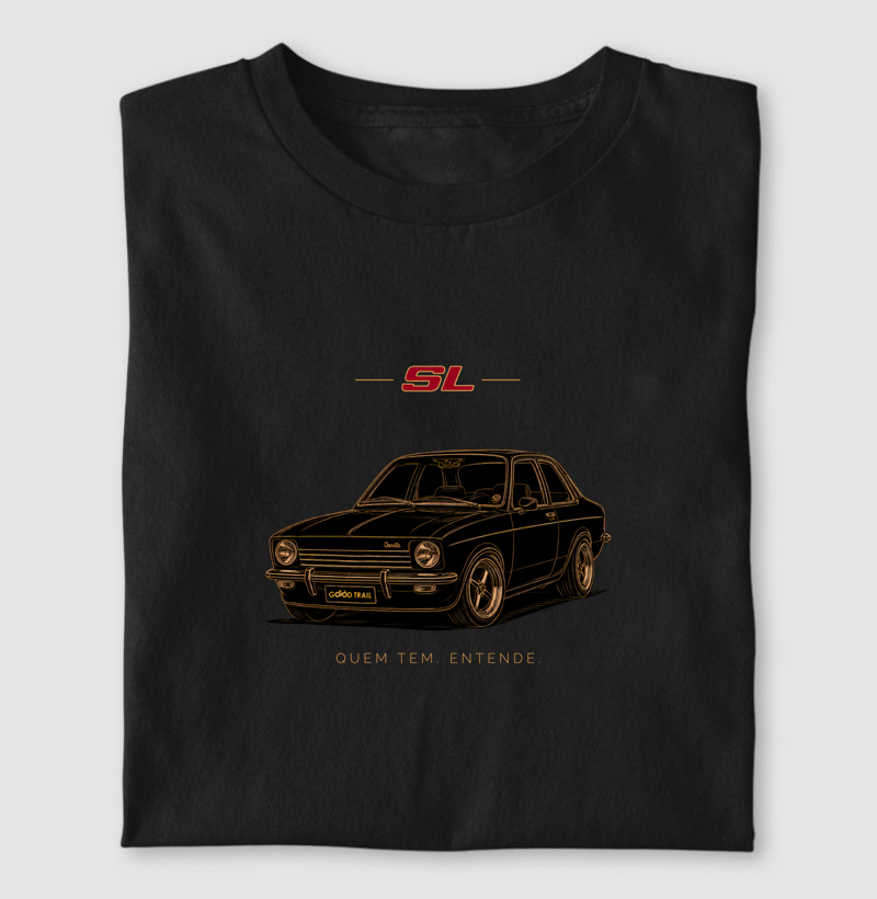 Camiseta Chevette SL Tubarão - Quem Tem. Entende