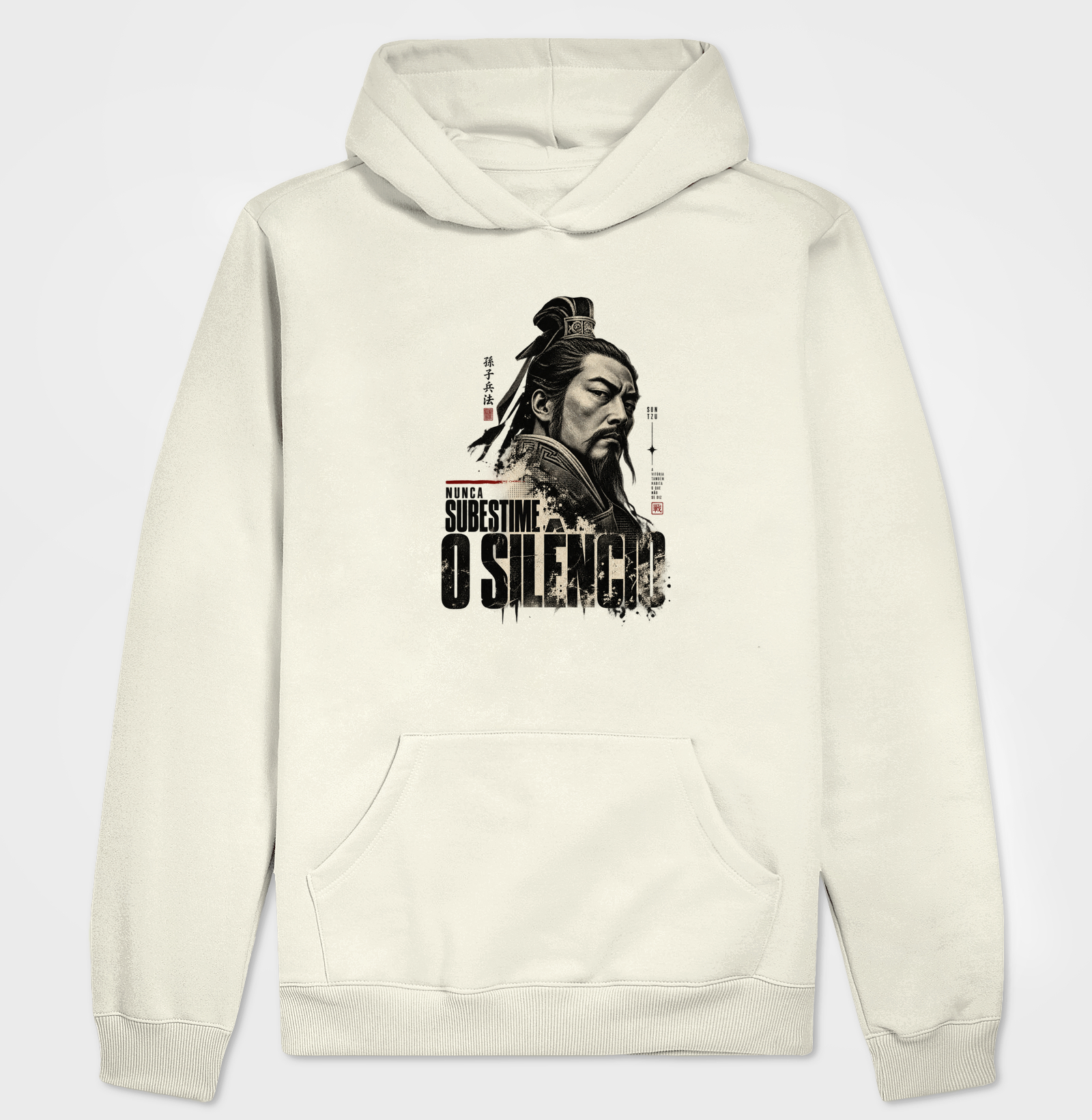 Sun Tzu - Nunca Subestime o Silêncio - Hoodie Moletom