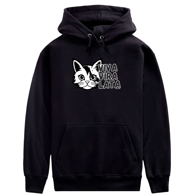 #015 - Viva Vira Lata - gato - Moletom