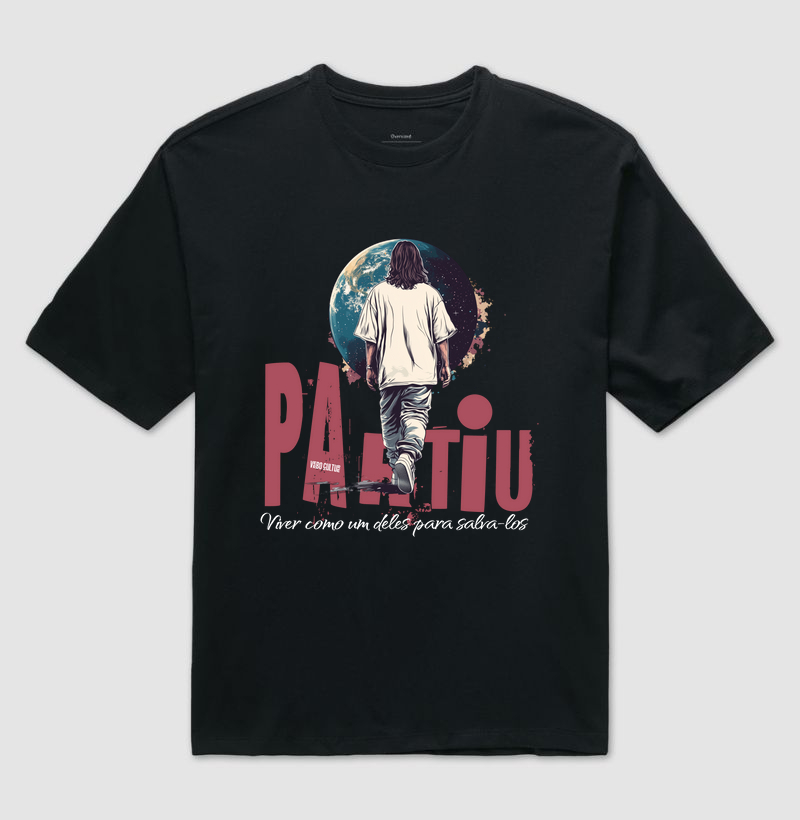 CAMISETA OVERSIZED "PARTIU"