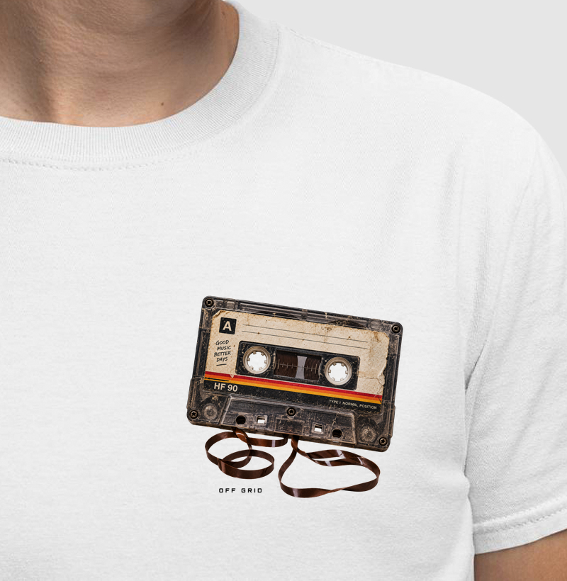 Fita Cassete - Camiseta