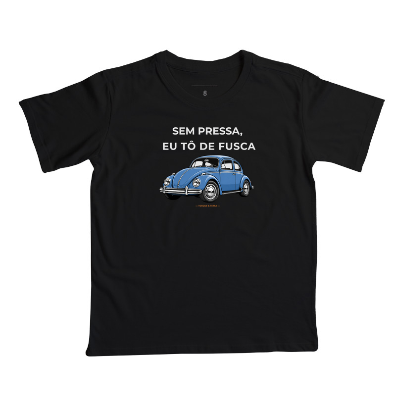 Sem pressa, eu tô de fusca - Azul médio acinzentado