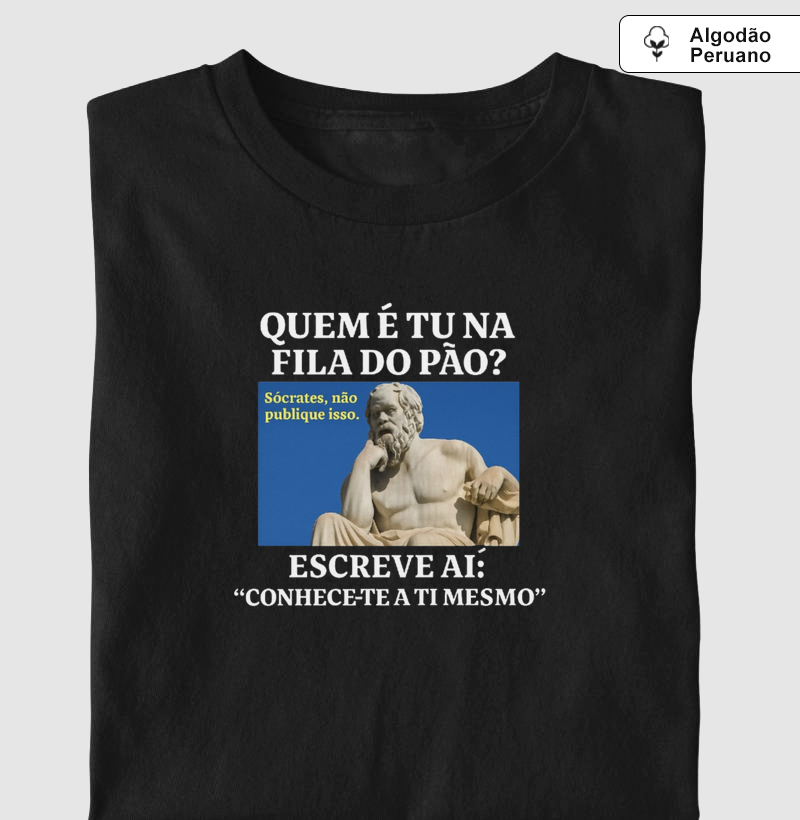 Meme Sócrates - Quem É Tu na Fila do Pão?