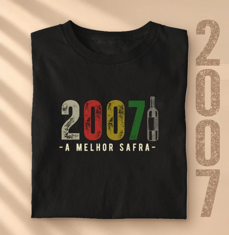 Camiseta Vinho - A Melhor Safra 2007