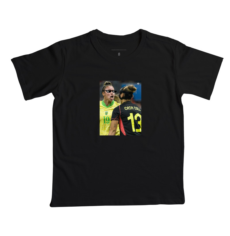 Priscila Sem Paciência — Brasil x Espanha - Camiseta Infantil