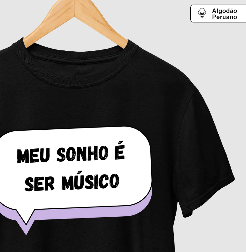 Camiseta Algodão Peruano Sonho de Criança