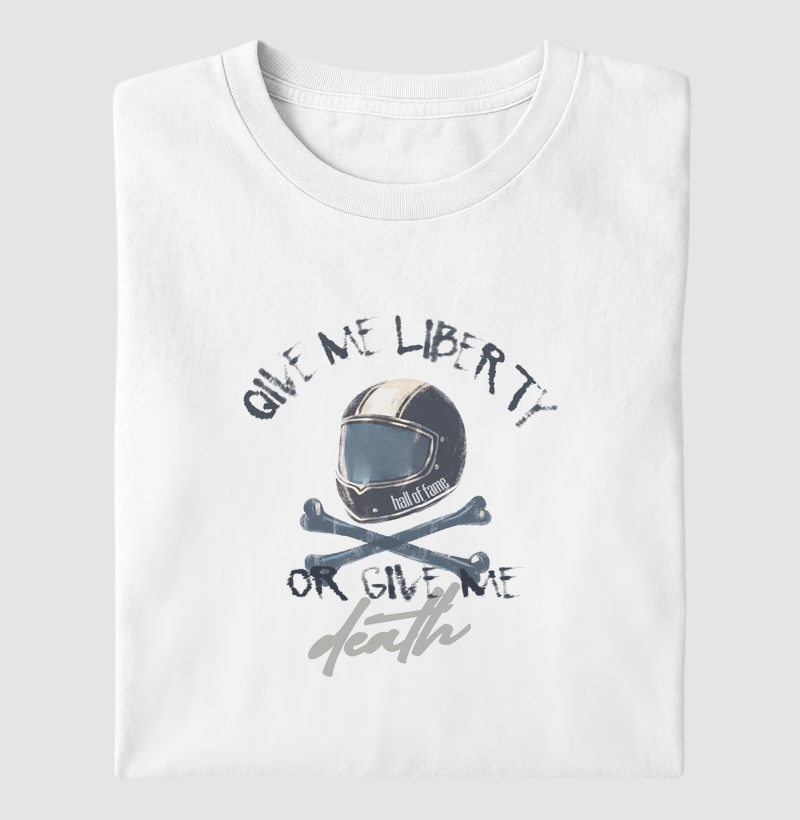 Camiseta estampada hall of fame Give me liberty