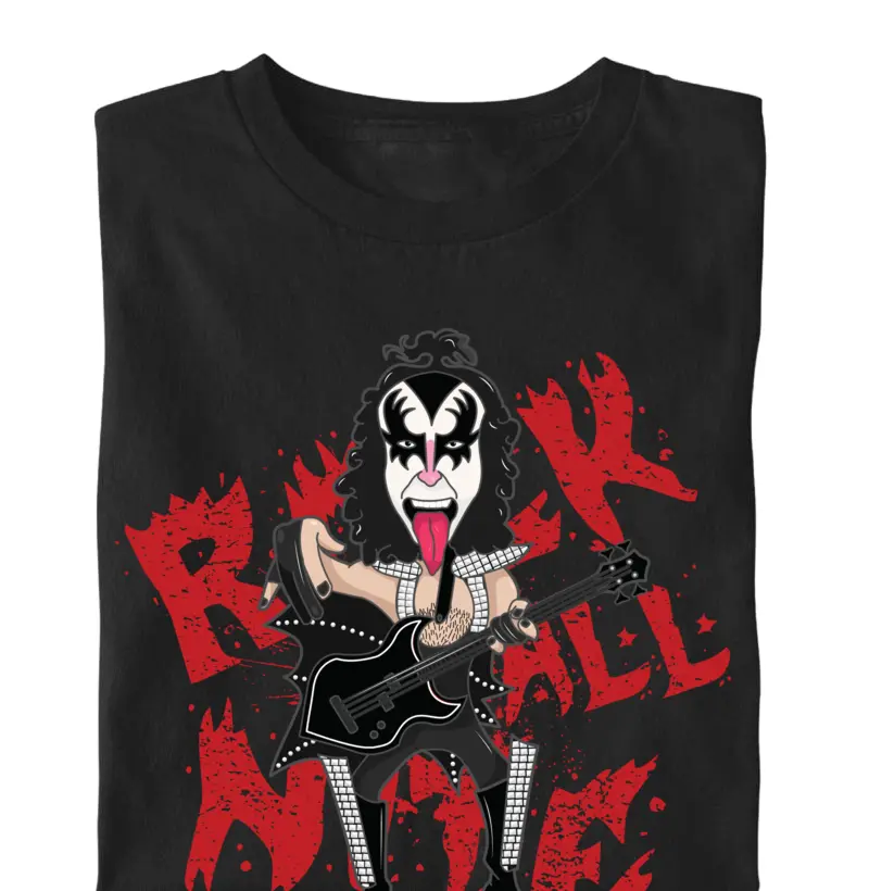 Camiseta Rock All Nite | Caos em Cores
