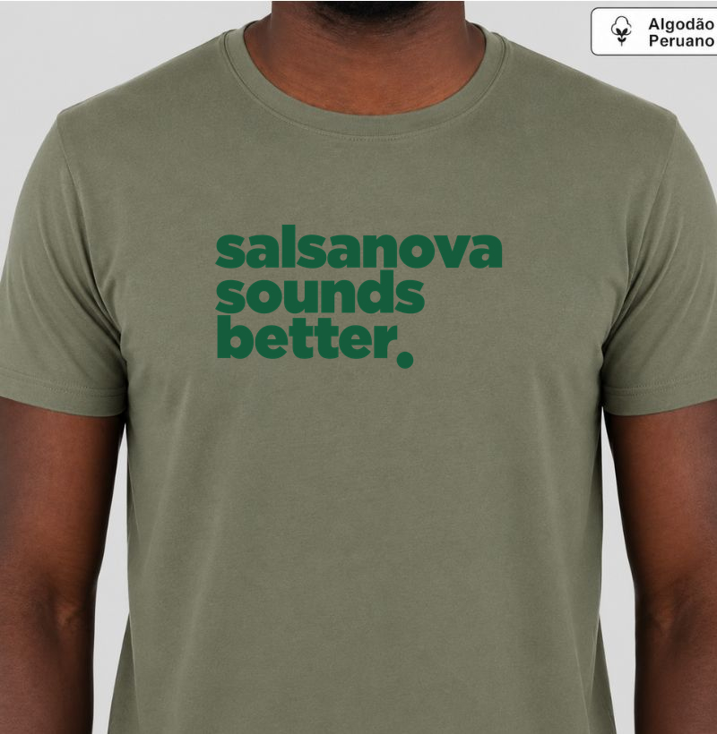 Salsa verde - Camiseta Algodão Peruano