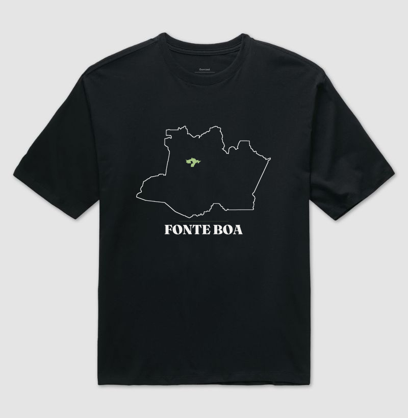Fonte Boa | Traço AM - Camiseta Oversized