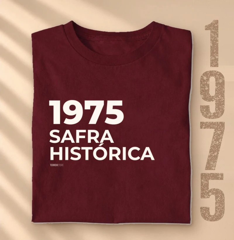Camiseta Vinho - 1975 • Safra Histórica