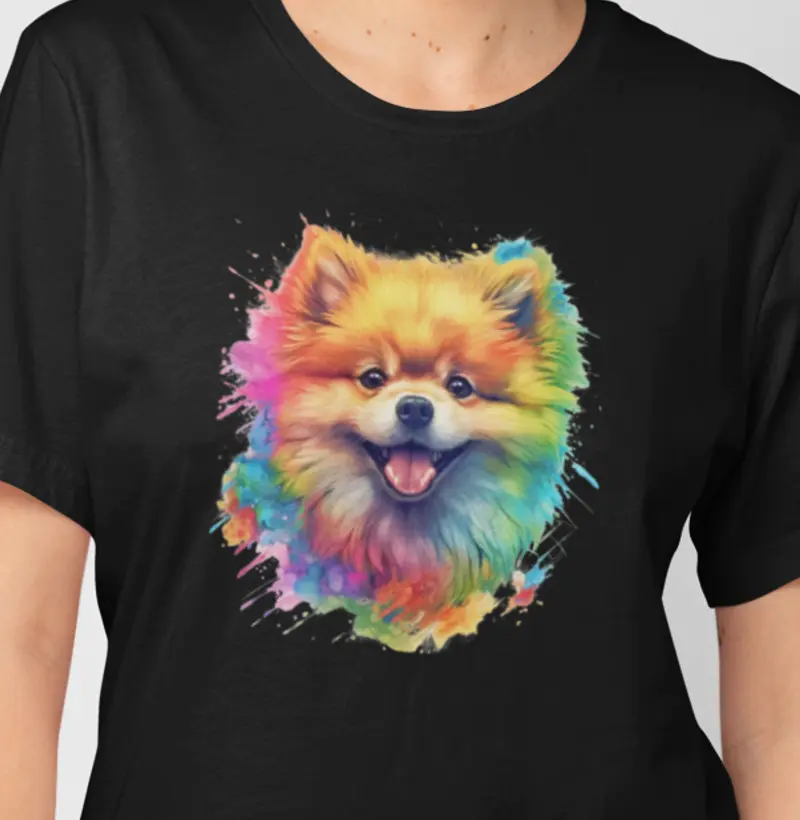 Super Colorful Smiling Pom