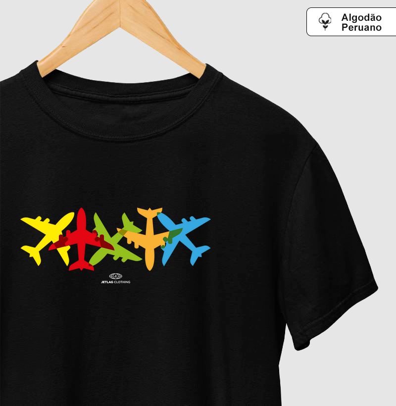 Aviões coloridos