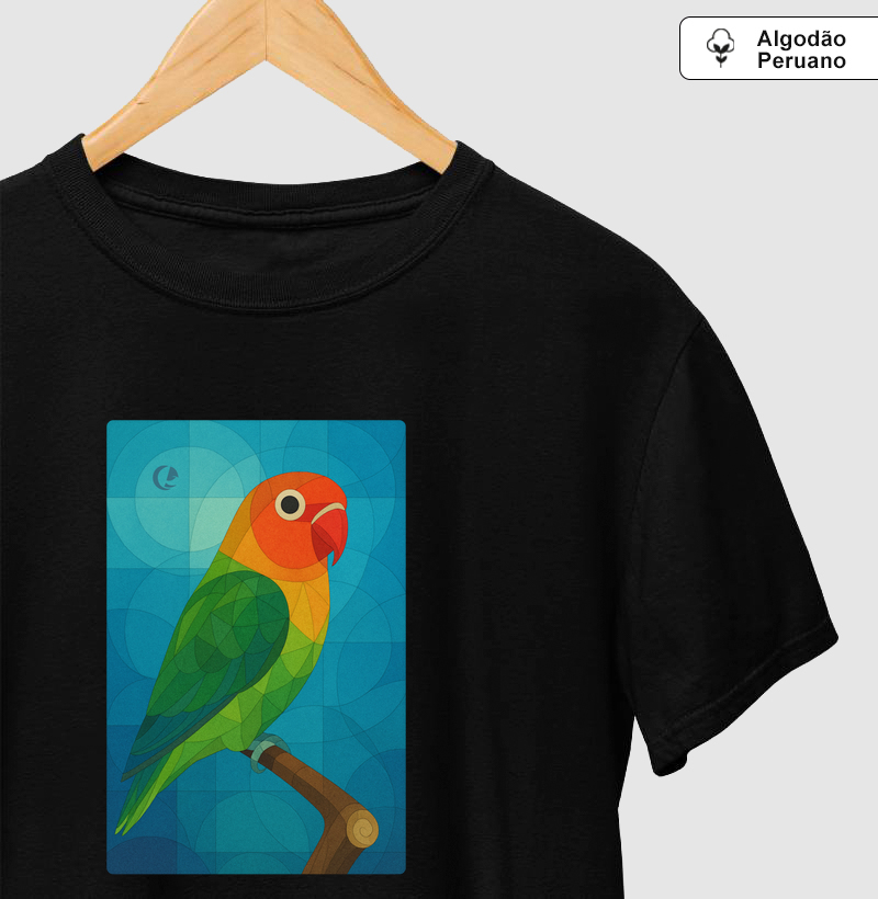 Camiseta Algodão Peruano Agapórnis - Geométrico 