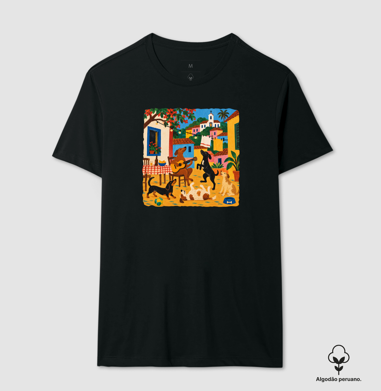Samba no Quintal - Camiseta Algodão Peruano