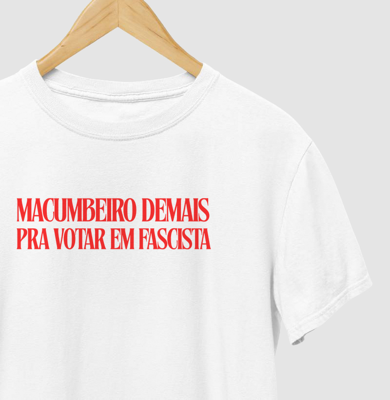 Macumbeiro demais pra votar em fascista