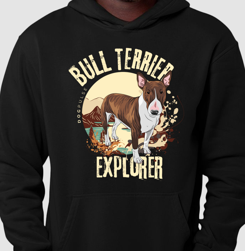 Hoodie Moletom Dog Pulse Bull Terrier Explorer – Bold Adventure