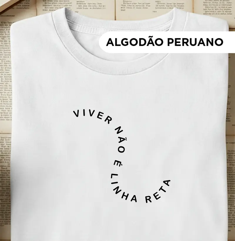 Viver não é linha reta