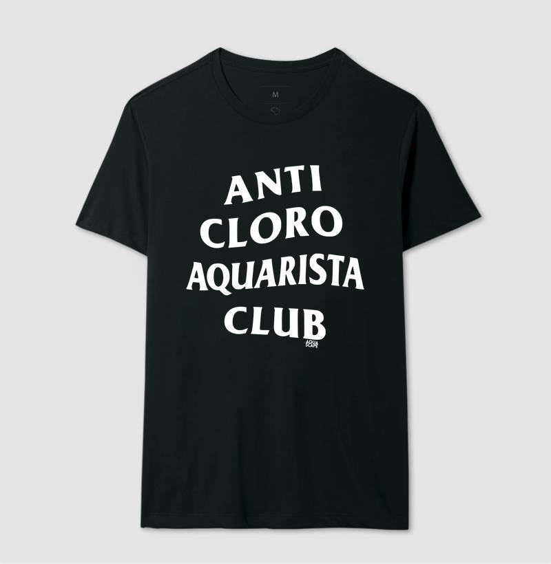 Camiseta Anti Cloro Aquarista Club | Moda Lifestyle Aquarismo - Aquascape