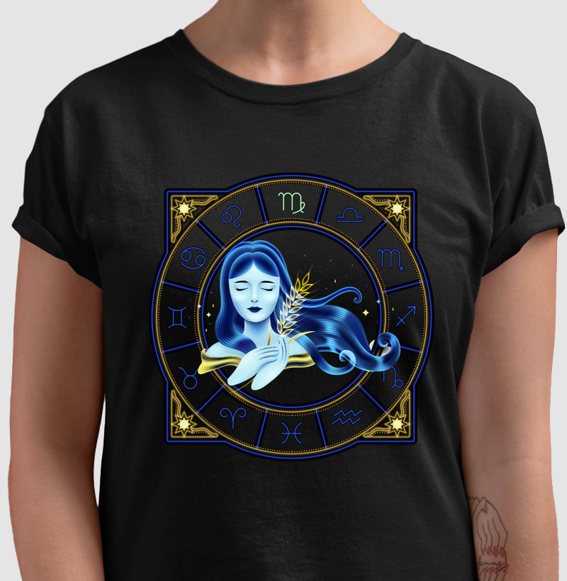 Camiseta signo Virgem