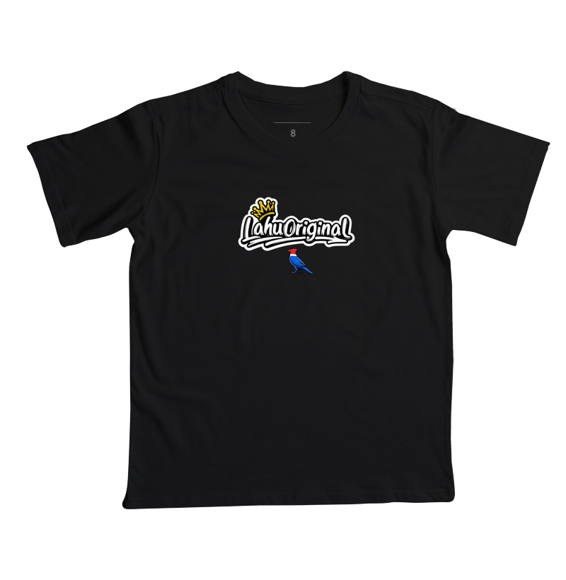 “Vista o poder da originalidade. Lahu Original — onde estilo e atitude se encontram. Seja rei do seu próprio caminho.” - Camiseta Infantil