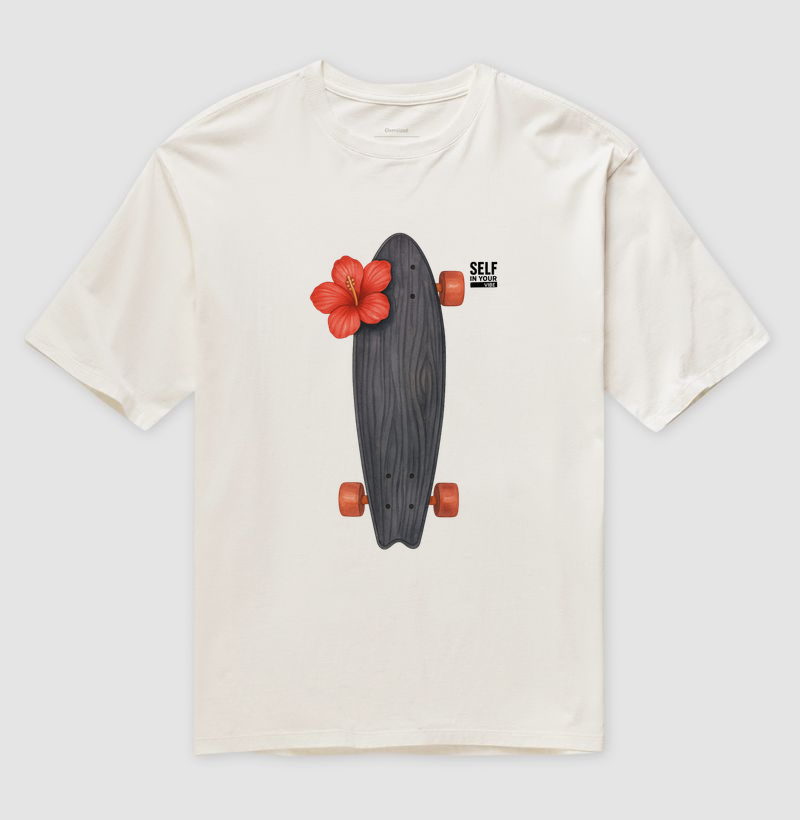 HIBISCO CRUISER - Camiseta Oversized