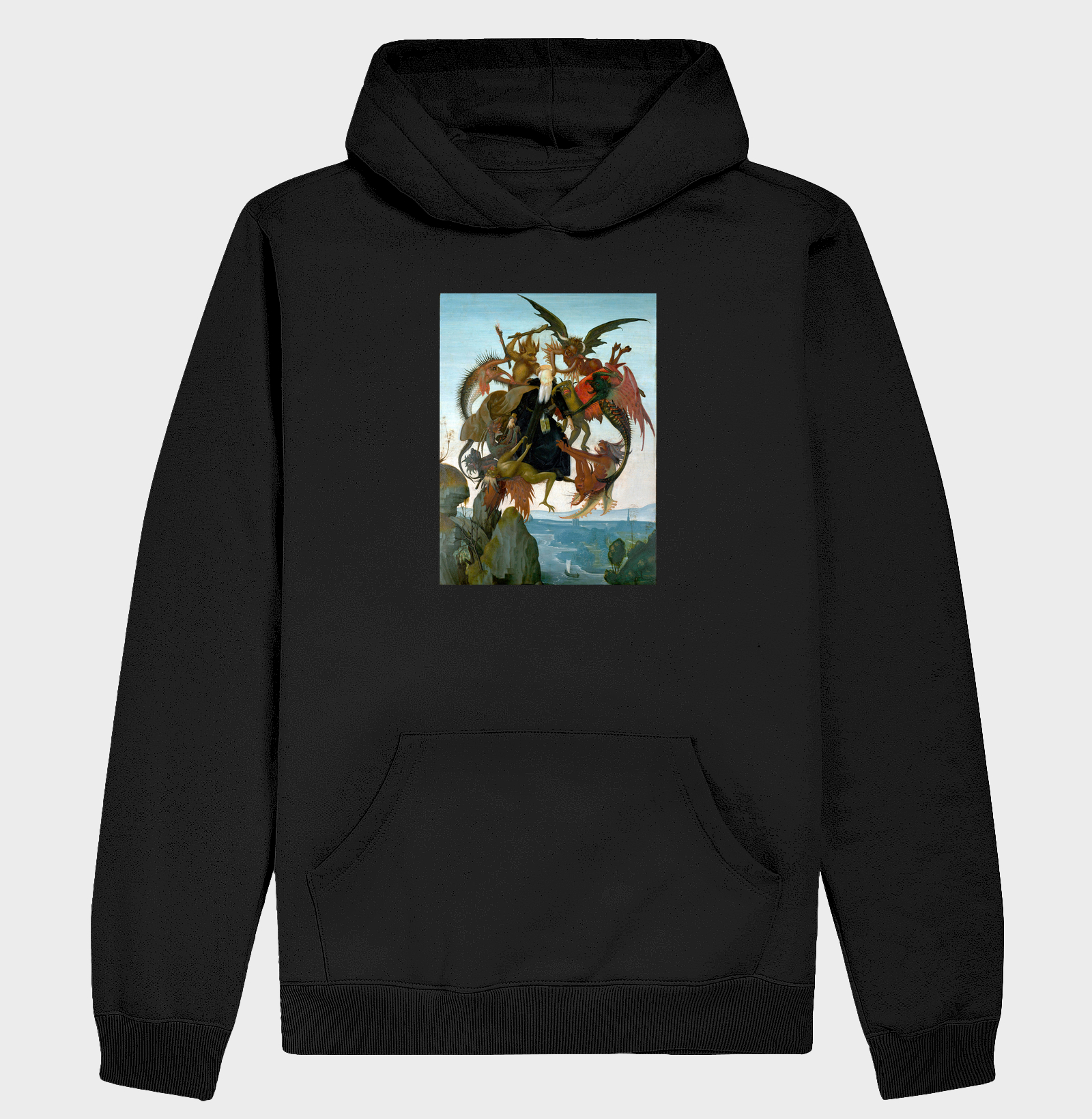 O Tormento de Santo Antão — Michelangelo, 1487 - Hoodie Moletom