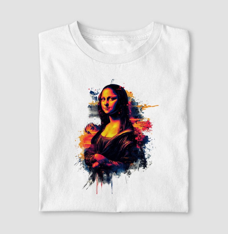 Camiseta Neon Monalisa