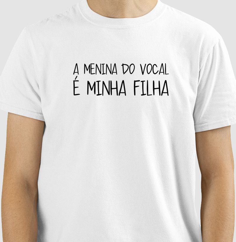 A menina do vocal é minha filha