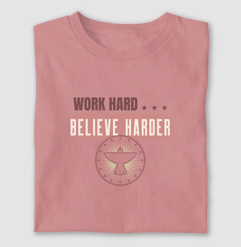 Camiseta Cristã Feminina - Acredite Mais | Milagree