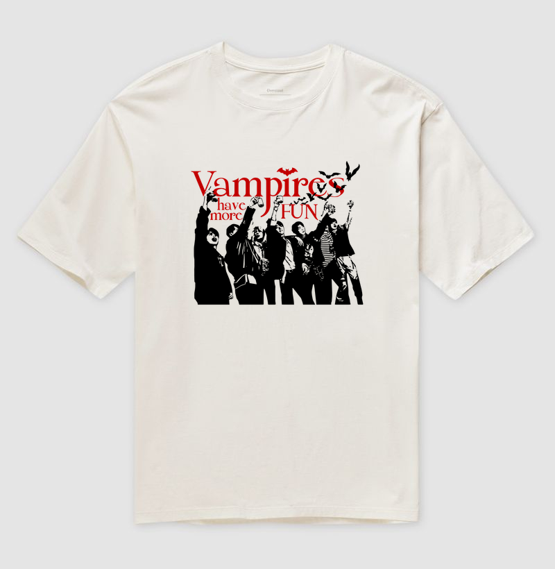 Vampires Have More Fun - Oversized Off White