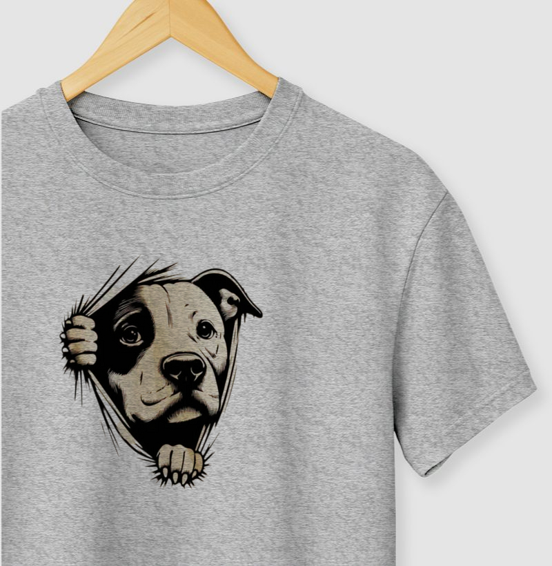 PIT BULL SAINDO DO PEITO