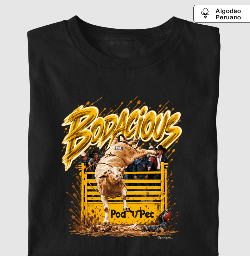 Bodacious - Rodeo Legend - Camiseta Algodão Peruano