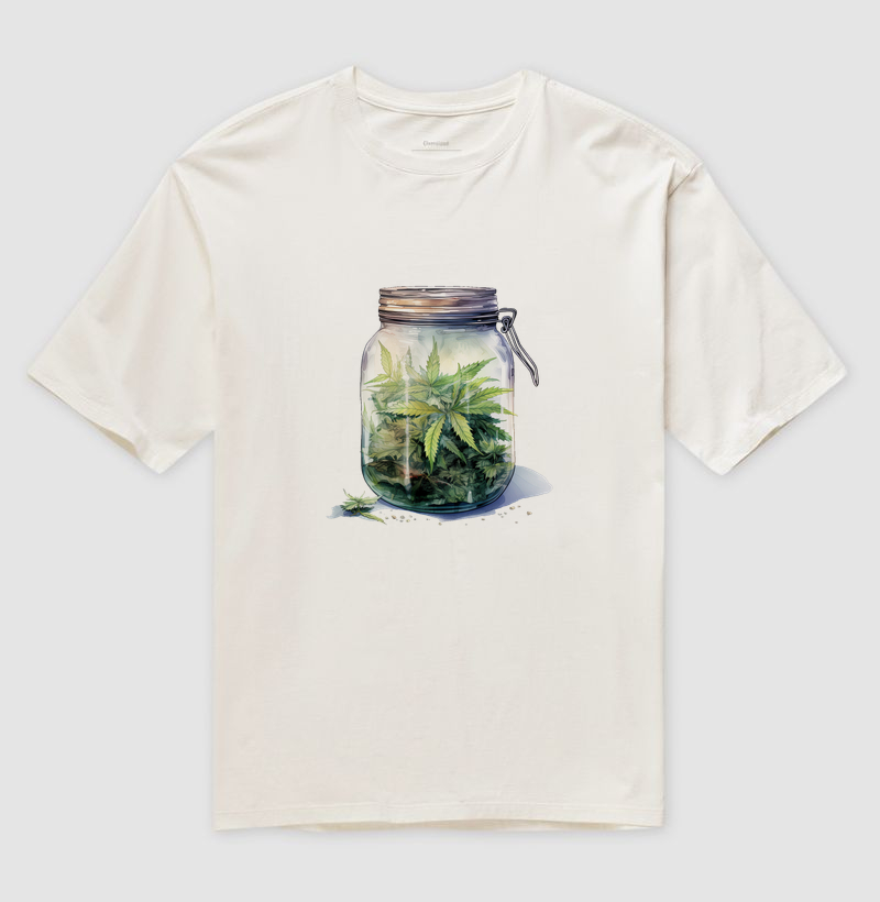 Camiseta Oversized Green Jar