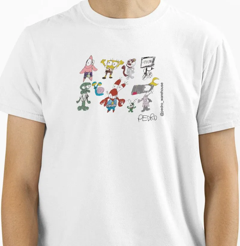 CAMISETA PREMIUM ALGODÃO PERUANO - ESPONJA DO MAR