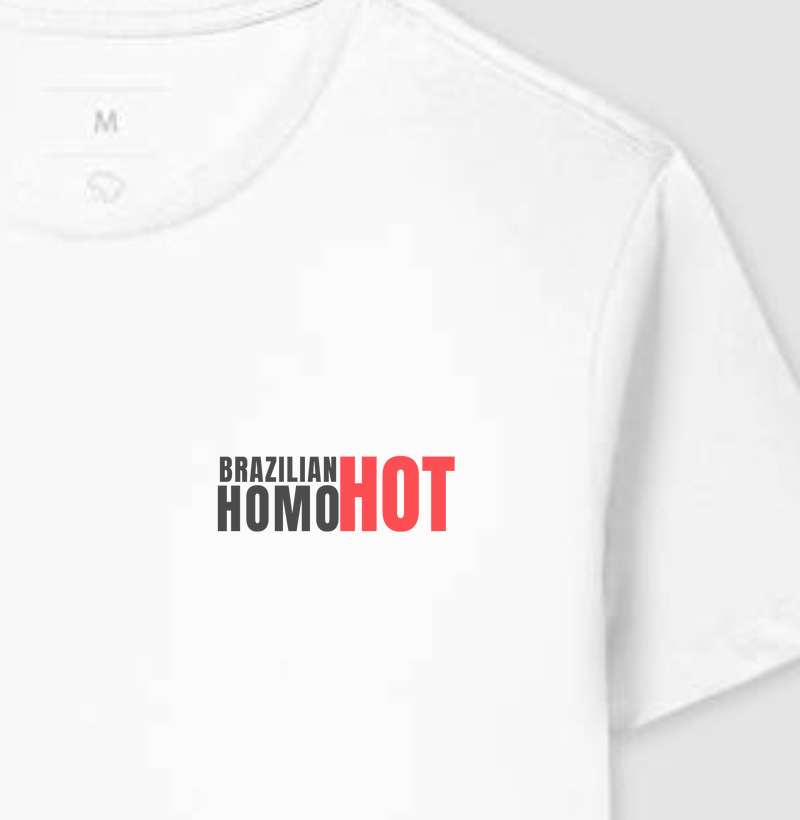 Camiseta "BRLHOTHOMO" bolso