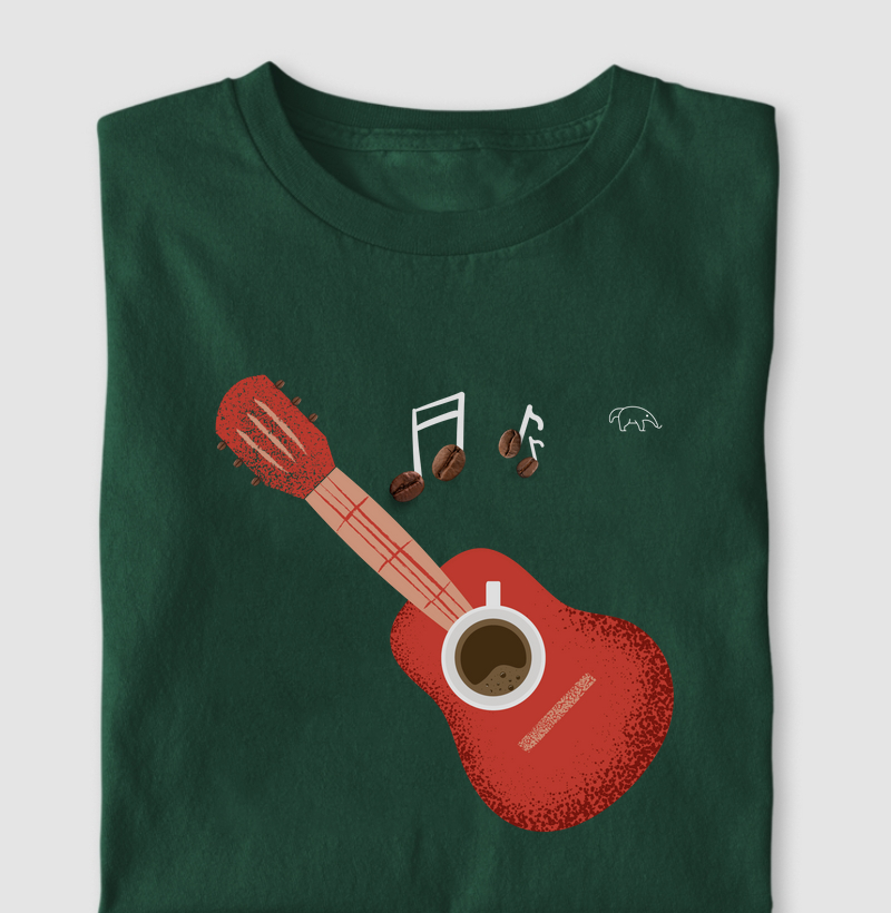 Notas musicais de café