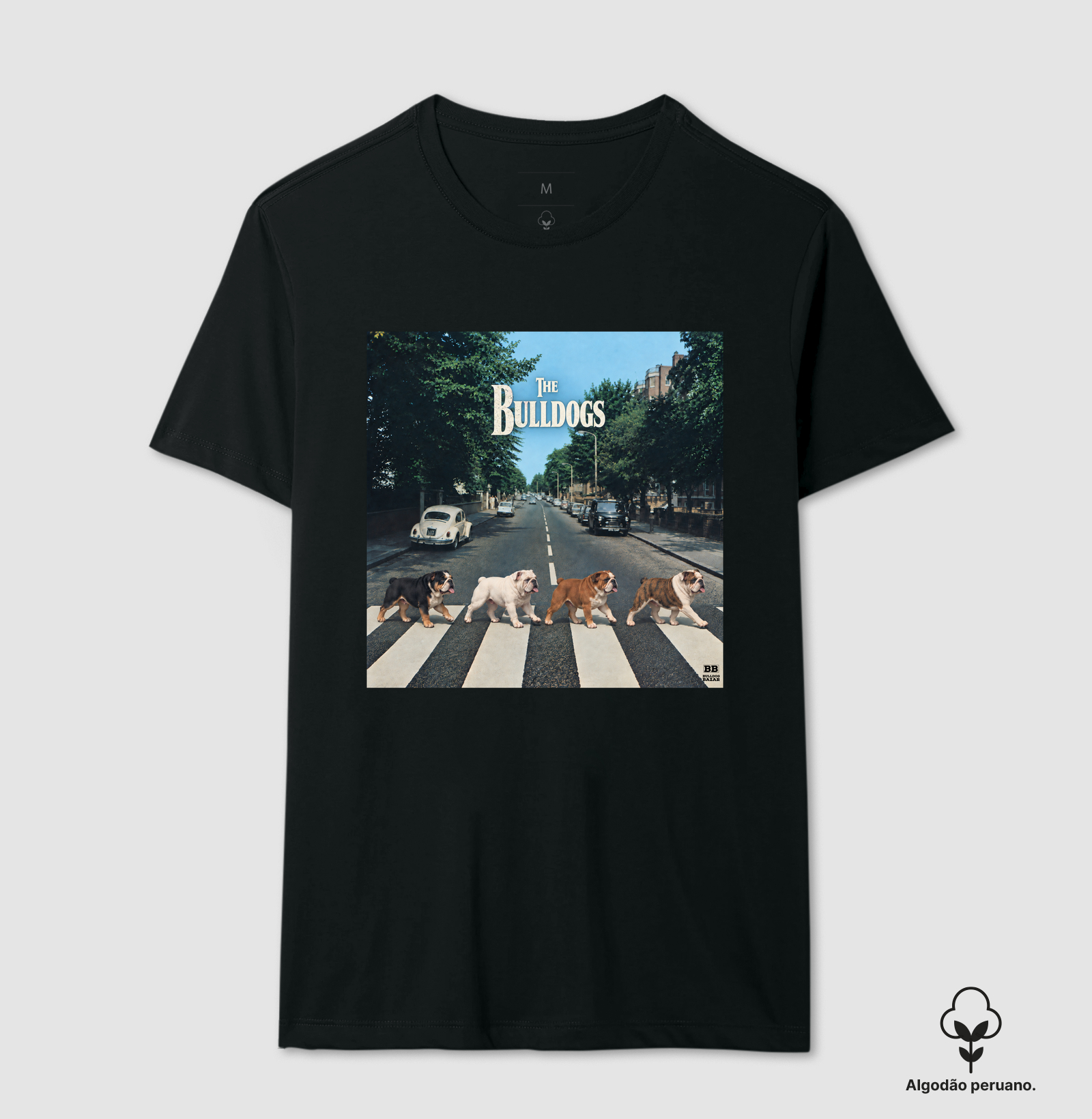 Ingles "AUbbey Road" - Camiseta Algodão Peruano