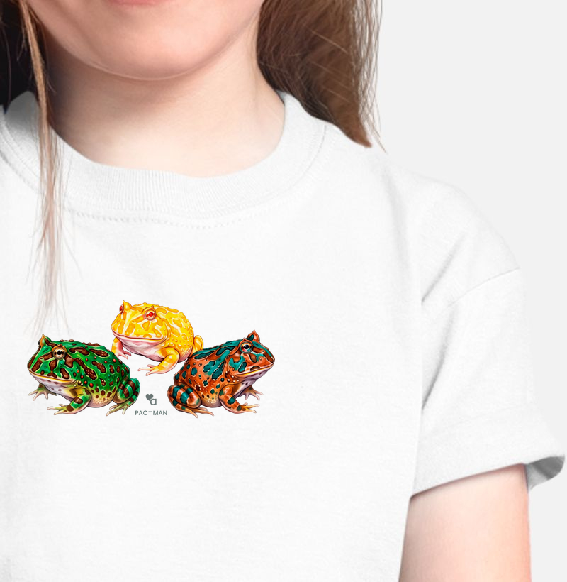 Réteis - Sapo Pac-Man - Infantil - Camiseta Infantil