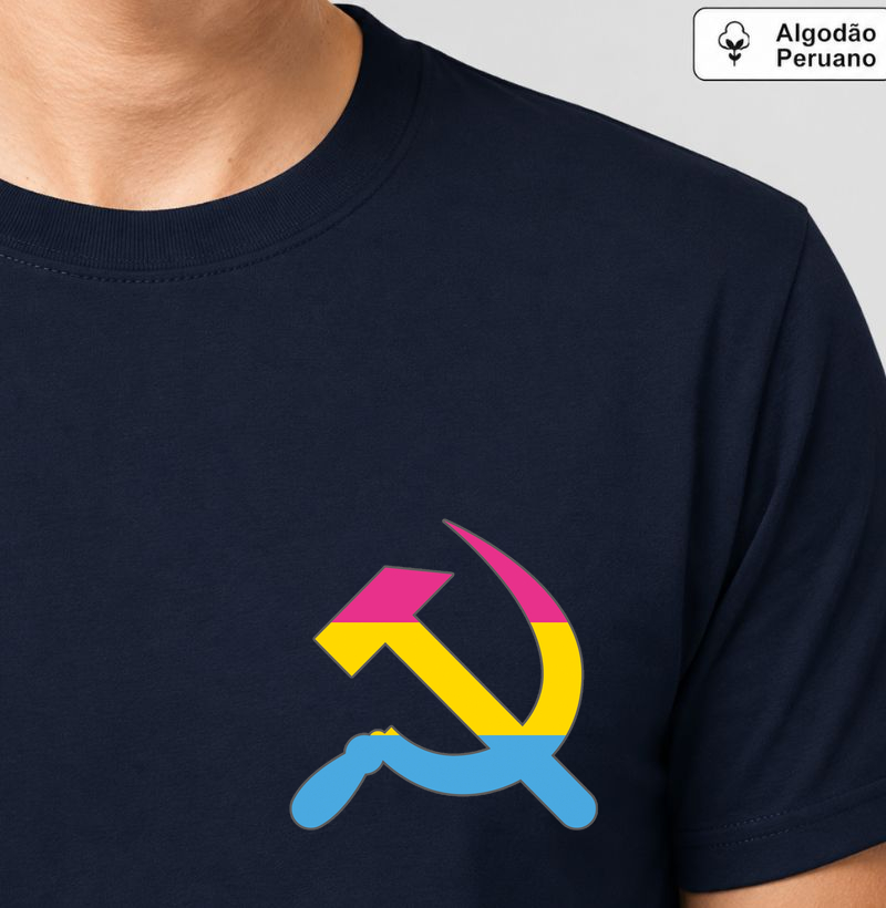 [GABYSHINY] FOICE E MARTELO PANSEXUAL PQN - Camiseta Algodão Peruano