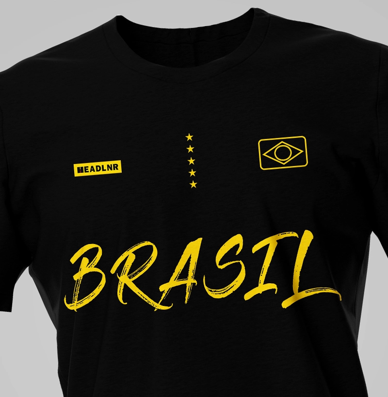 Camiseta "Brasil: Uniforme da Torcida" Gold Edition