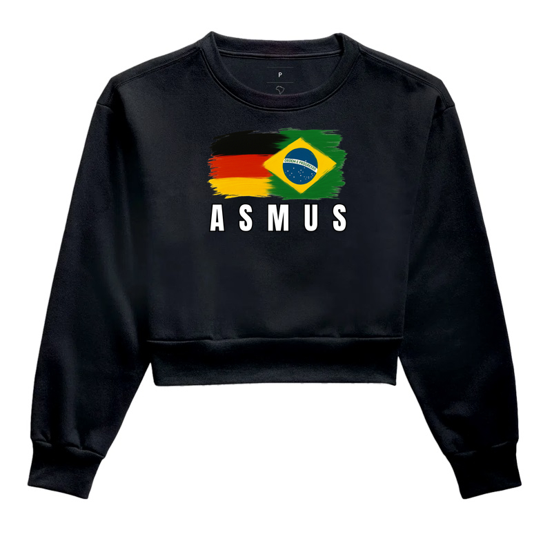 Asmus  - Cropped Moletom