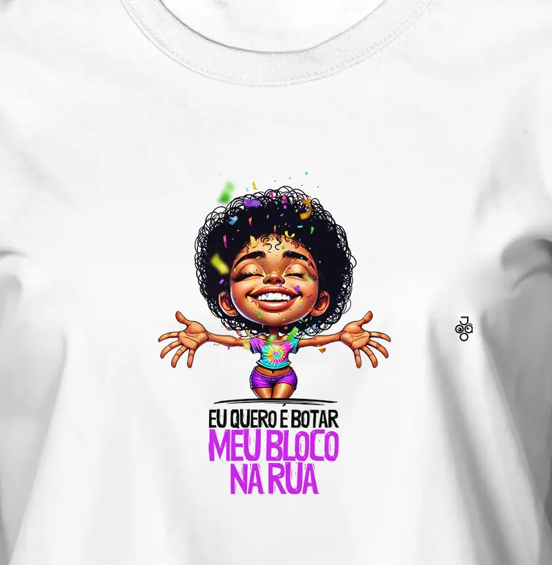 Camiseta Meu bloco na rua