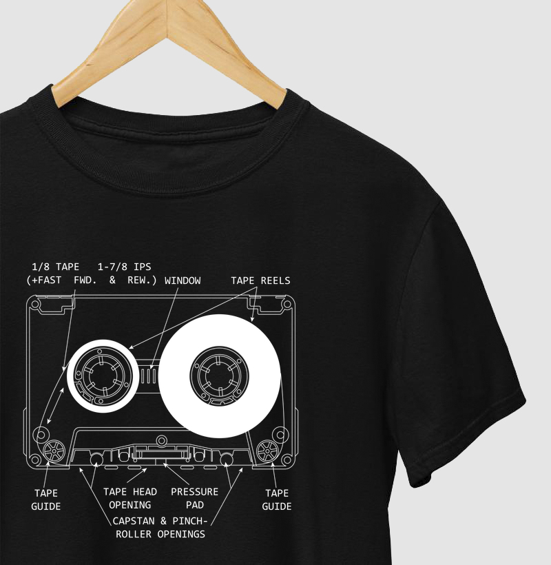 Camiseta Anatomia de uma Fita K7