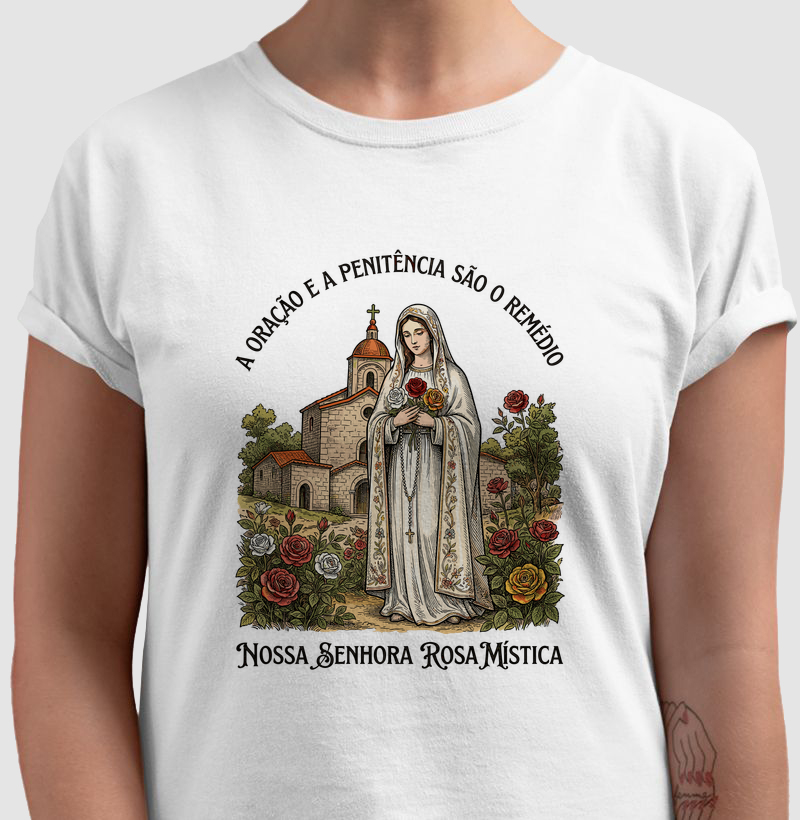 Nossa Senhora Rosa Mística e as Rosas