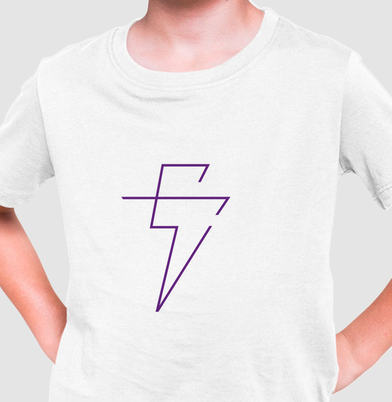 Camiseta Infantil Oficial Eloy Casagrande #03 - Branca Manga Curta - Camiseta Infantil