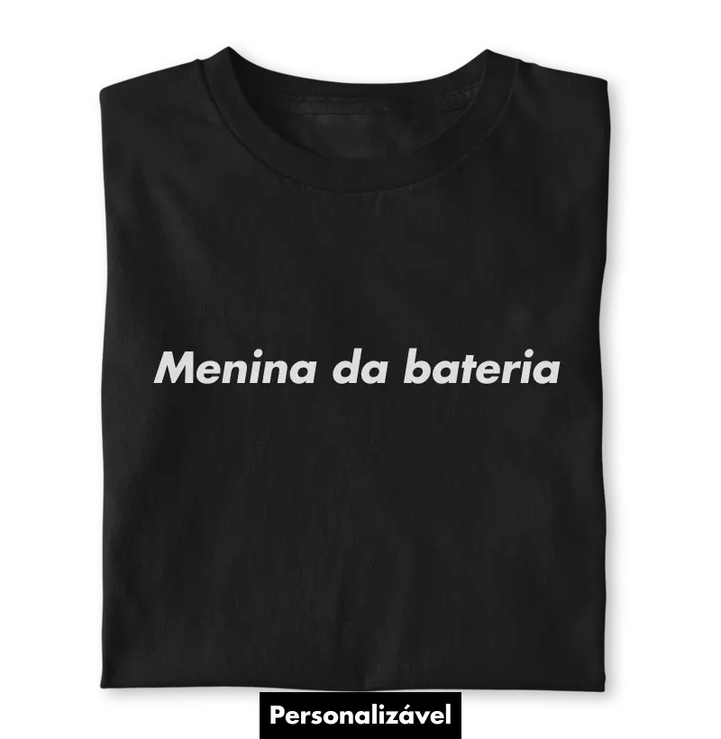Menina da bateria
