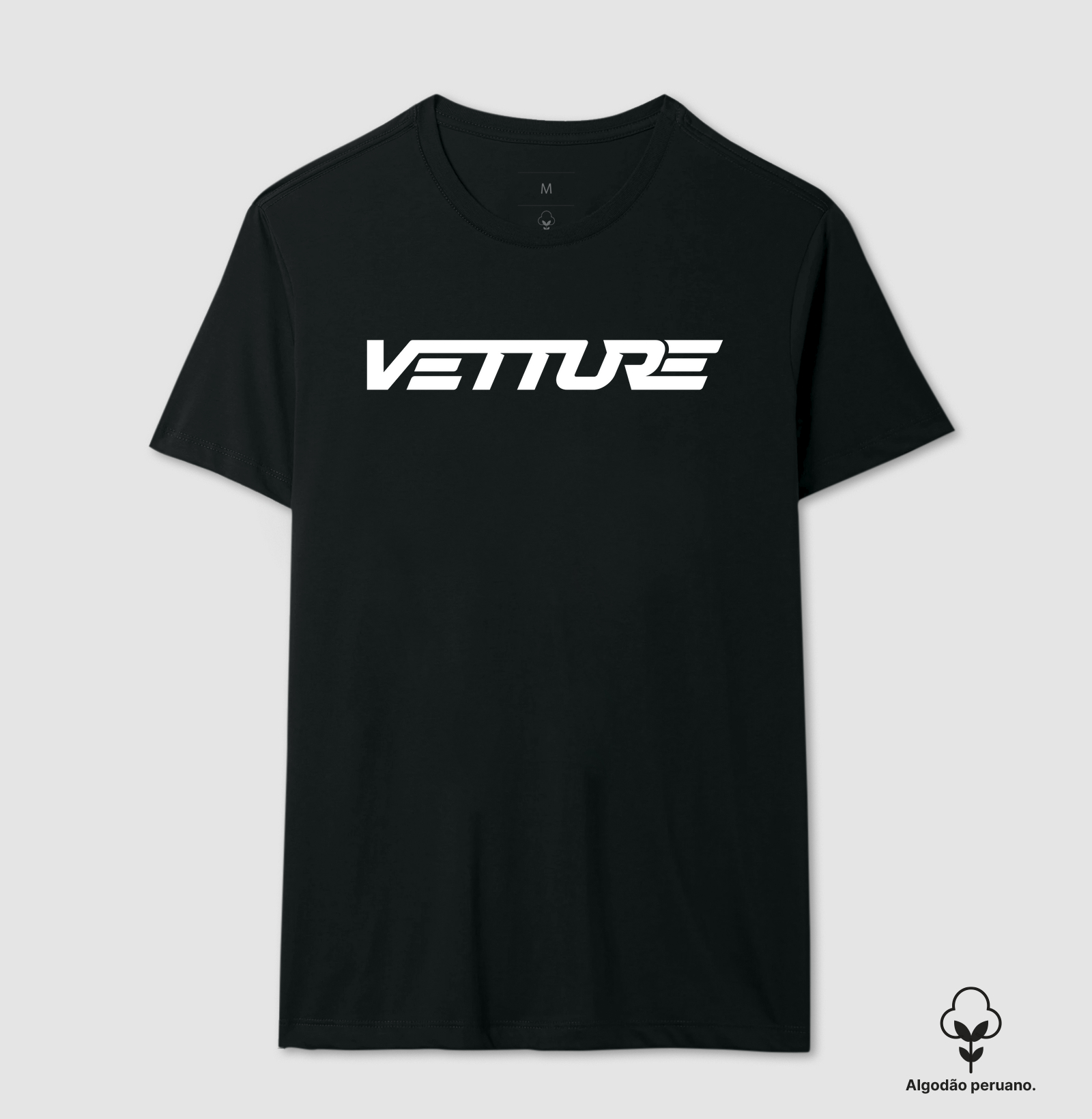 Camiseta Algodão Peruano Vetture Sólido